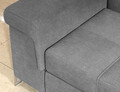Coltar extensibil stanga 4 locuri ELTAP, LT-04RAQ, Eridano, 275x202x88 cm, lemn/poliester, gri deschis