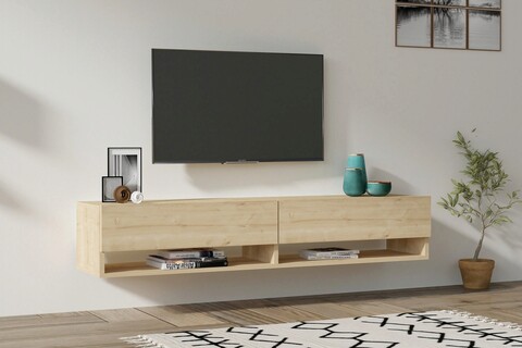 Comoda tv, asse home, arges , 141x31x30 cm, maro