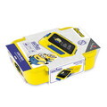 Cutie pranz pentru copii Berlinger, Minions Collection, 24x18 cm, 1.32L, plastic/silicon, galben/albastru