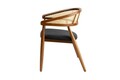 Scaun, Nordure, Lima, 54x75x50 cm, Lemn, Stejar / Negru