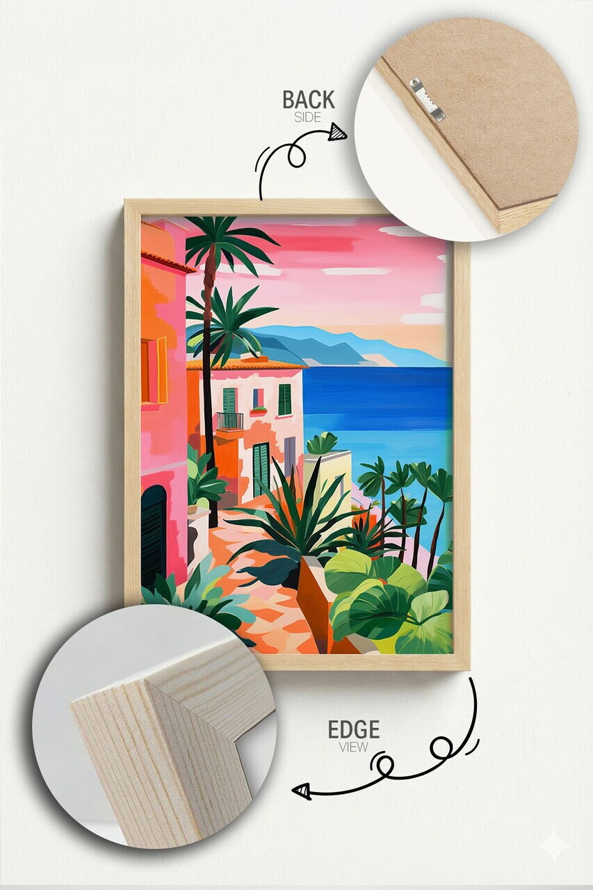 Tablou decorativ, Artnewclahsp86-5070, Lemn masiv, MDF, Multicolor - view 4