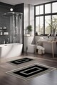 Set covorase de baie, Cartwright, CT-5078, Poliester, Multicolor
