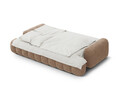 Canapea extensibila 4 locuri, Linz, Cosmopolitan Design, 250x100x84 cm, catifea, bej inchis