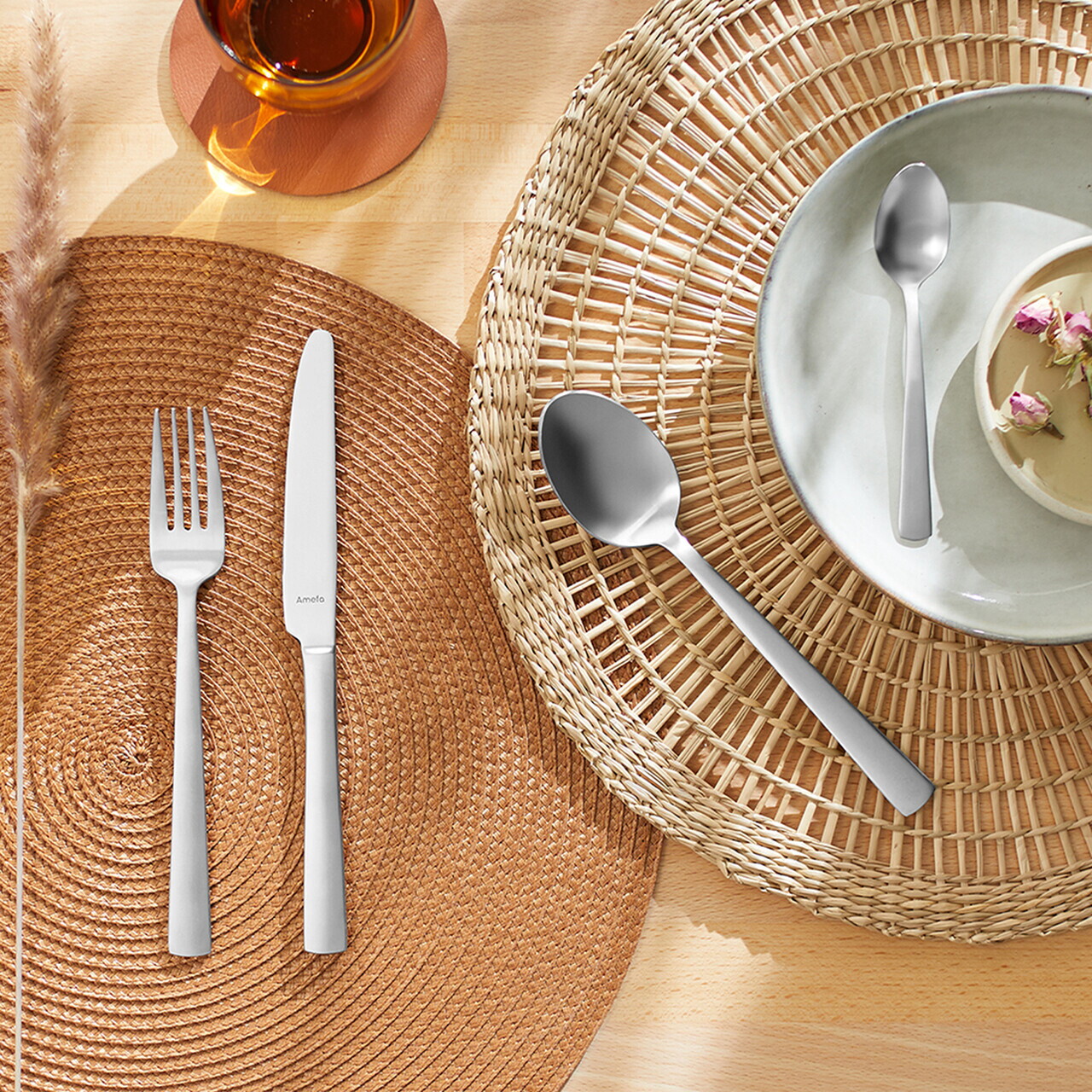 Set tacamuri 24 piese Amefa, Ventura, inox 18/10, argintiu — imaginea 10