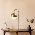 Lampa de masa, Horn - 12202, Fulgor, 18 x 25 x 53 cm, 1 x E14, 40W, auriu