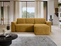 Coltar dreapta 4 locuri ELTAP, Ume, 287x190x88 cm, lemn/poliester, mustar