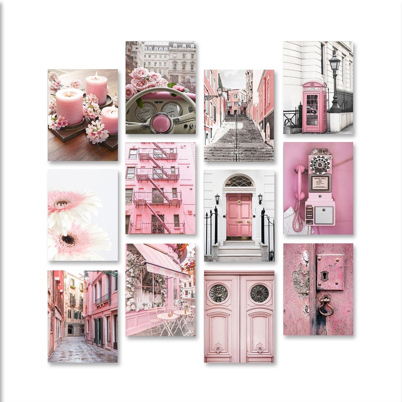 Set 12 tablouri decorative, 12MDF28YS, 20 x 15 cm, 12 piese, Multicolor - view 3