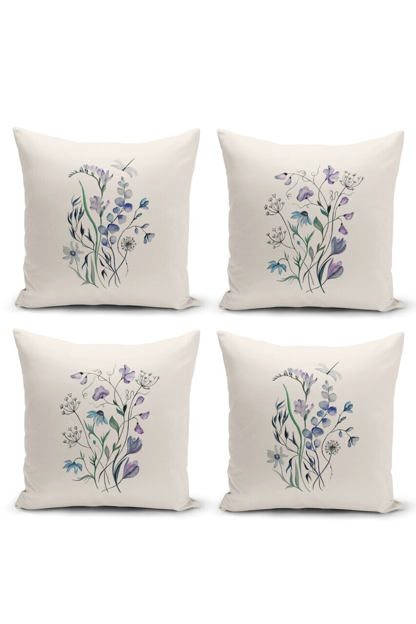 Set fete de perna, Artflowerset4-73, Poliester, Multicolor — imaginea 2