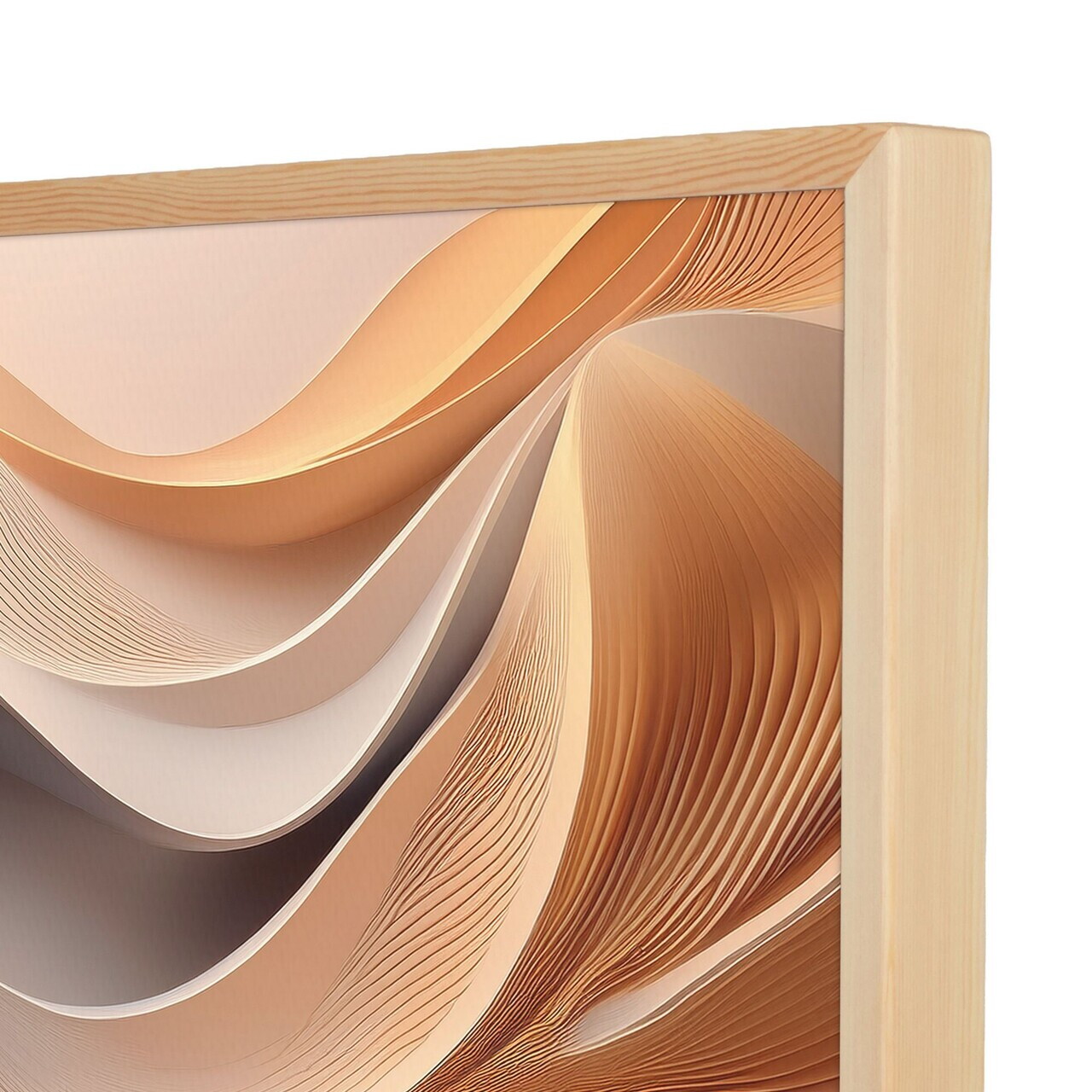 Tablou decorativ, Cc-D-Ah-1003 45 x 60, Canvas, Cadru: 100% LEMN (Grosime: 18 mm), Multicolor - view 3
