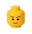 Cutie de depozitare Boy S, LEGO, 200 ml, polipropilena, galben
