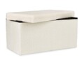 Taburet Joris, Bizzotto, 76x38x38 cm, poliester Boucle, alb