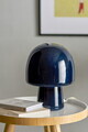 Lampa de masa, Bloomingville, Paddy, 1 x E14, 20x26.5 cm, sticla/fier, albastru