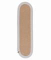 Traversa de masa, 9027116, Bumbac, Natural / Gri