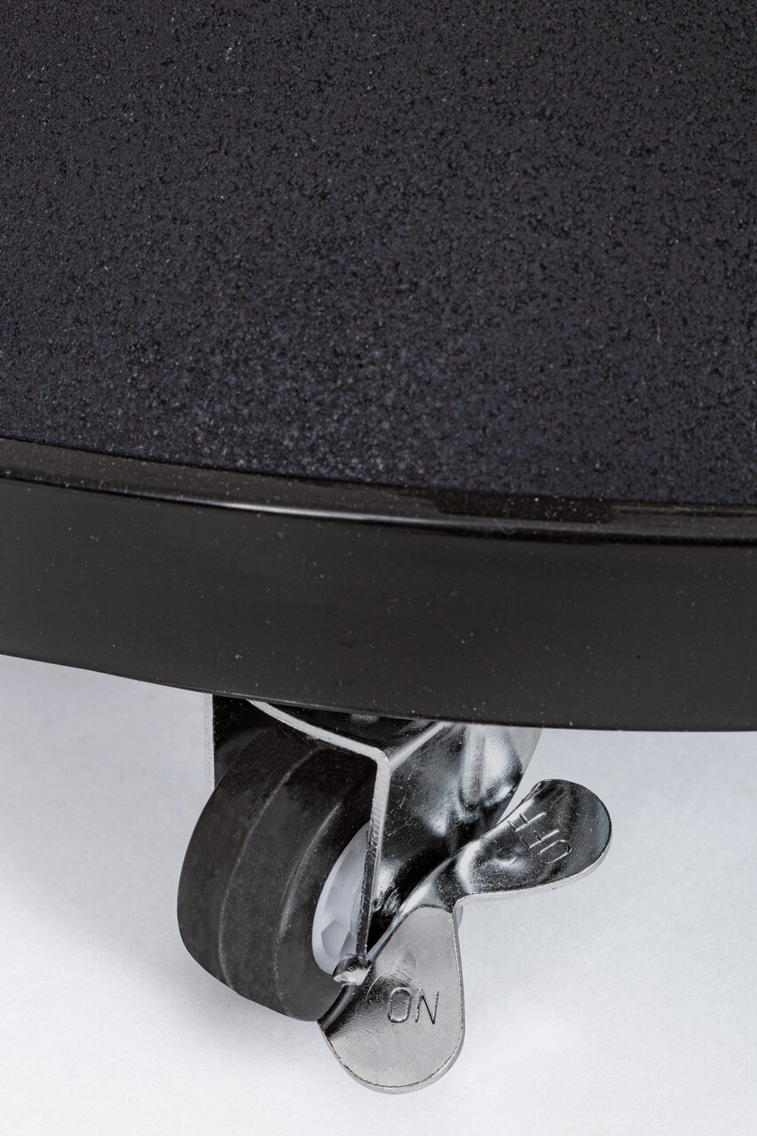 Baza cu roti pentru umbrela de gradina Barry, Bizzotto, 35 kg, Ø 50 cm, stalp Ø 48-38-35 mm, ciment, negru