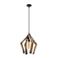 Lustra, Lustro, 521SHN3120, Lemn, Negru/Lemn