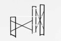 Birou, Asse Home, Zernez, 120x75x60 cm, Alb