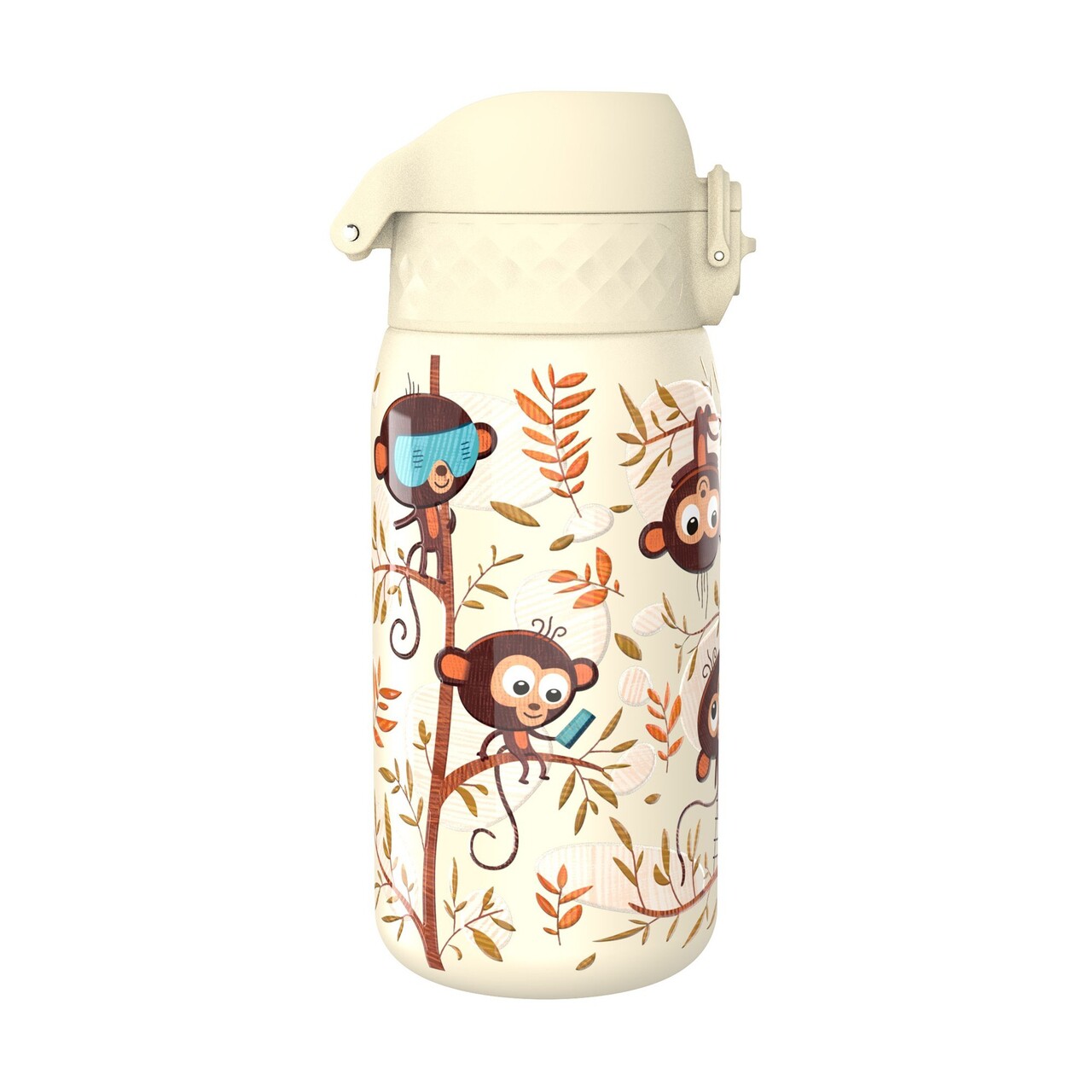 Sticla apa pentru copii, inox, 400ml, Monkeys - Ion8 - imagine 4