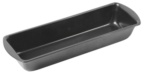 Tava copt non-stick lukrecja, ambition, 35x13 cm, otel carbon, negru
