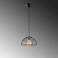 Lustra, Fulgor, 942FLG1607, Metal, Negru/Maro antic