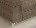 Coltar extensibil stanga 4 locuri ELTAP, ERI-30, Eridano, 275x202x88 cm, lemn/poliester, bej inchis