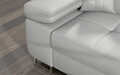 Coltar extensibil dreapta 4 locuri ELTAP, Armd-44, Armando, 289x203x85 cm, lemn/poliester, gri deschis