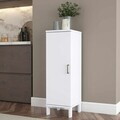 Dulap de baie, Hanah Home, KC109, 30x93.6x32.5 cm, Alb