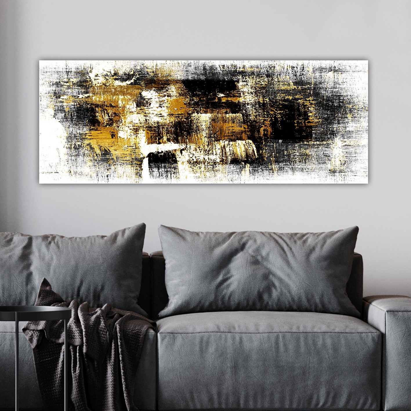Tablou decorativ, YTY770560992_3080, Canvas, 30 x 80 cm, Multicolor