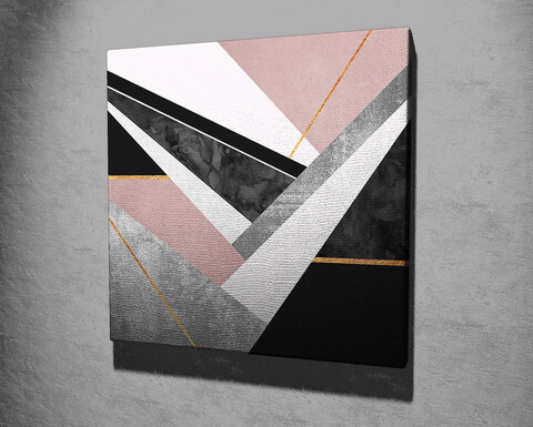 Tablou decorativ, kc215, canvas, lemn, multicolor