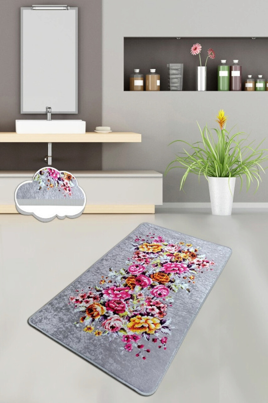 Covoras de baie L'essentiel Maison Soil (80 x 100) 80x100 cm Poliester Multicolor
