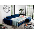 Coltar extensibil dreapta 3 locuri ELTAP, RT-40VE, Grayson, 278x205x92 cm, lemn/poliester, albastru inchis
