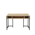 Birou, Retricy, Alma, 120x60x74.8 cm, PAL, Negru / Stejar
