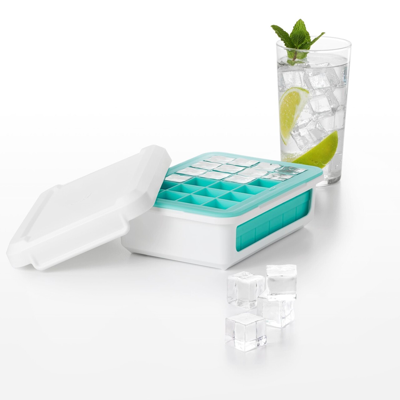 Set 2 forme pentru 48 cuburi de gheata, silicon, "Good Grips" - OXO - imagine 10