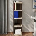Corp biblioteca, Hanah Home, Aura, 37.8x150x23.8 cm, Travertin/Nuc