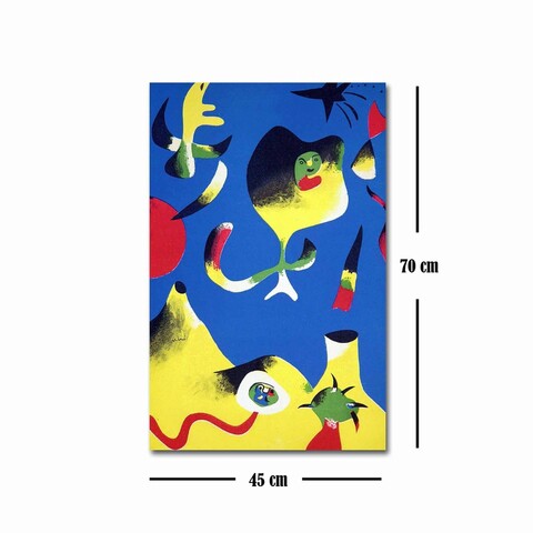 Tablou decorativ, FAMOUSART-036, Canvas, Dimensiune: 45 x 70 cm, Multicolor