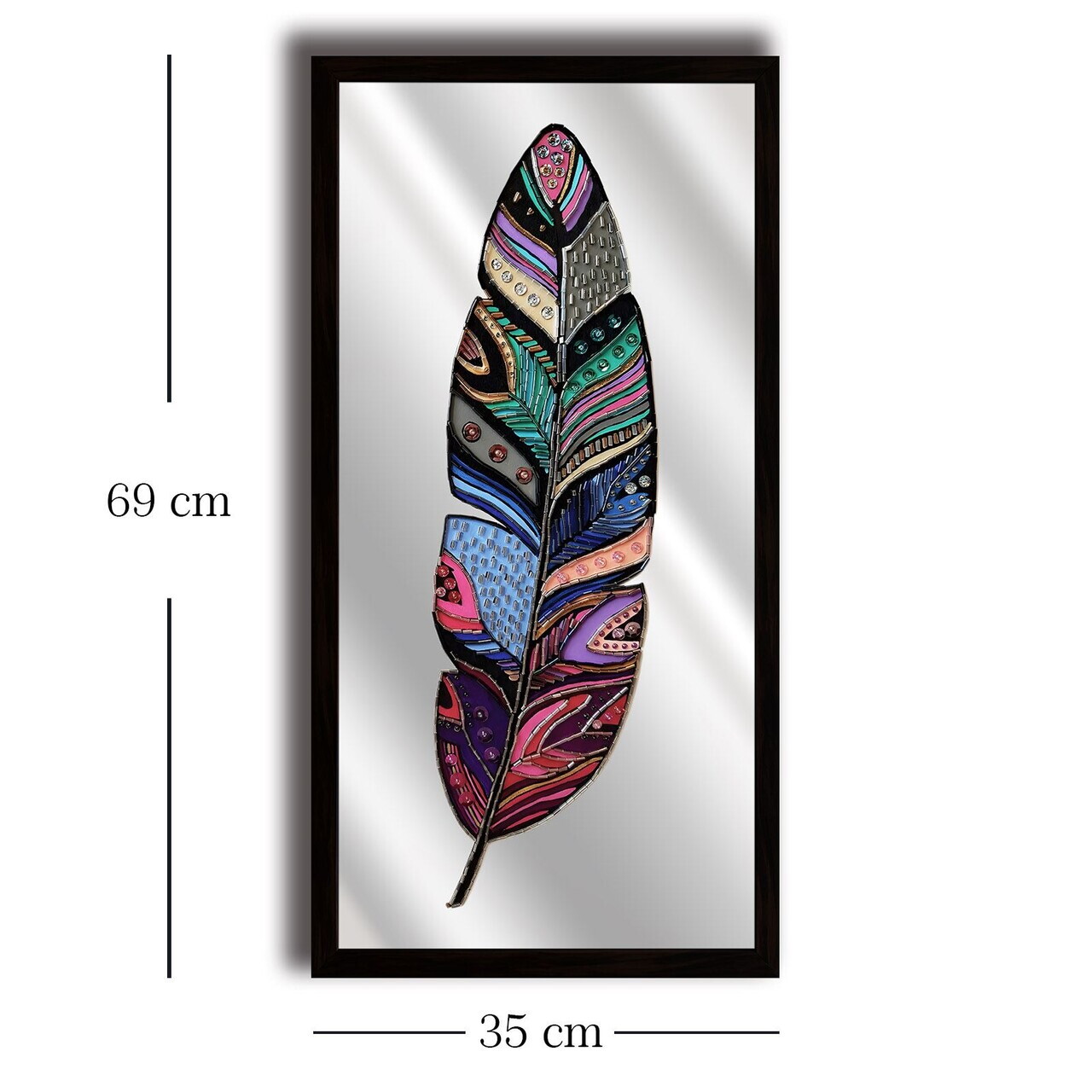 Tablou decorativ, Syhalct-021, Cadru: 100% PVC (Grosime: 2 cm), Multicolor — imaginea 4
