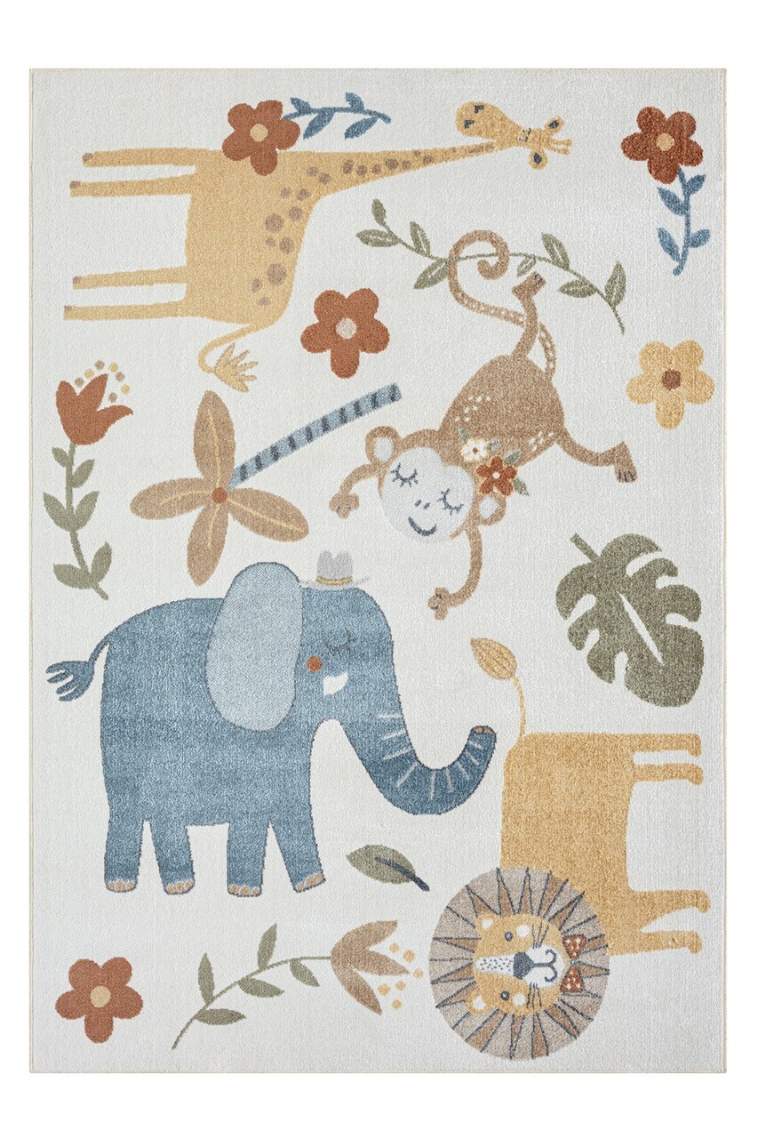 Covor (80 x 150), Bohem Kids Zoo, 80x150 cm, Multicolor - view 5