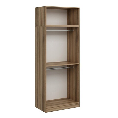 Dulap pentru haine, Minerva, Kale Oak, 90x235x52 cm, PAL, Stejar