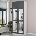Dulap pentru haine, Minerva, Kale Anthracite, 90x235x52 cm, PAL, Antracit