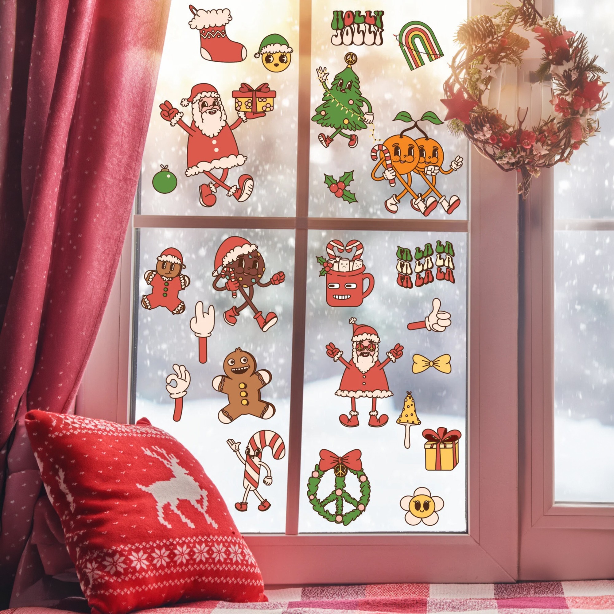 Sticker decorativ, 409004, Dimensiune: 40 x 100 cm, Multicolor