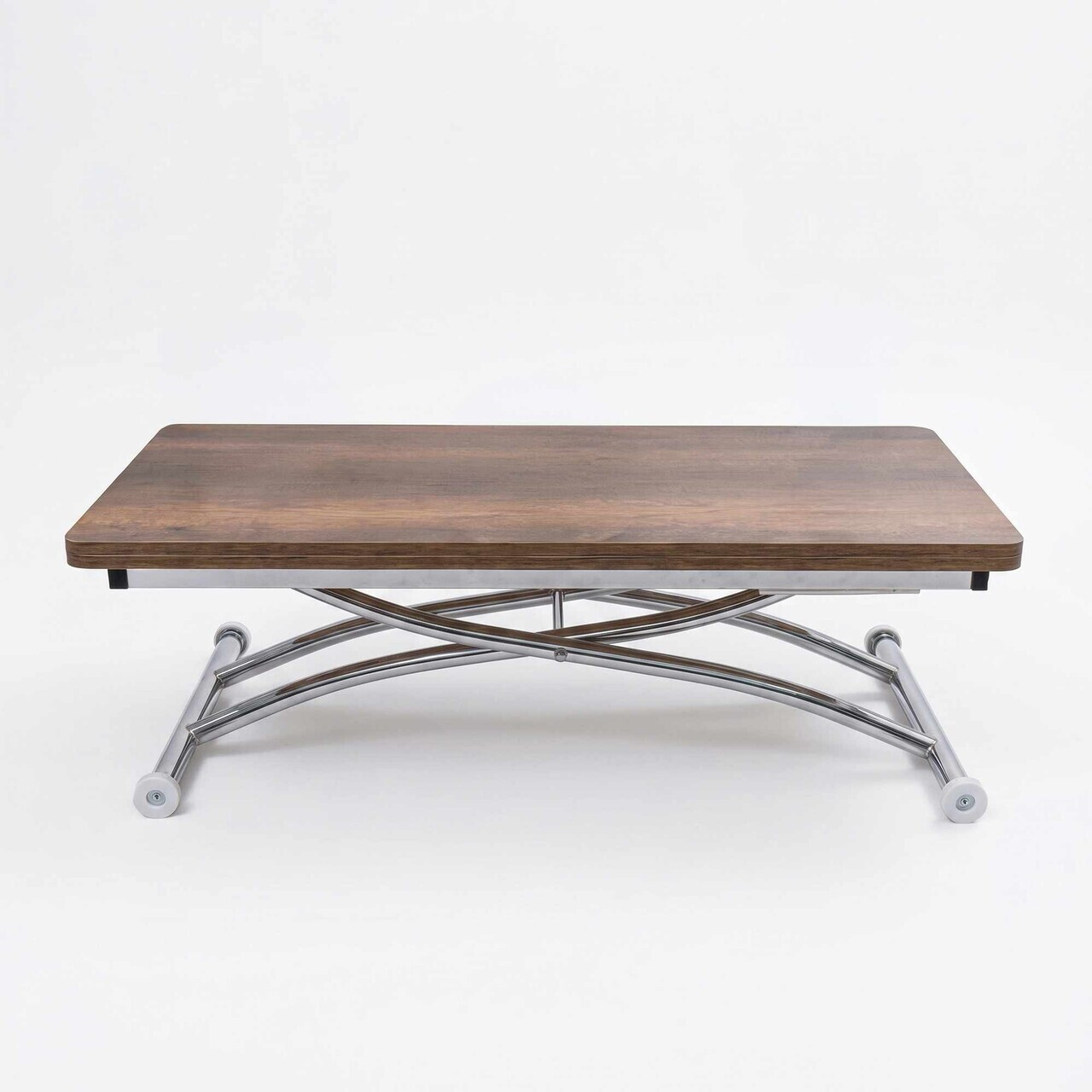 Masuta de cafea, Hanah Home, Juppo Ext, MDF, Nuc / Crom — imaginea 5