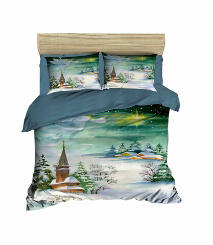 Lenjerie de pat dubla king (eu) (es), 3 piese, 425, pearl home, poliester satinat