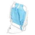 Set scaun cu parasolar si geanta frigorifica pentru copii, Kids Beach, L.37 l.28 H.45, albastru