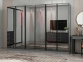 Dulap pentru haine, Hanah Home, Nisa, 270x210x52 cm, Antracit