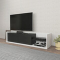 Comoda TV, Retricy, Krog, 160x35x36.8 cm, PAL, Alb / Antracit