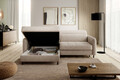 Coltar extensibil stanga 3 locuri ELTAP, LT-18RAQ, Gomsi, 228x165x100 cm, lemn/poliester, bej