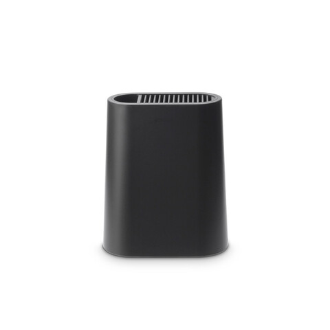 Suport pentru cutite si ustensile, Brabantia, Profile, 19x9.3x23 cm, plastic, gri inchis