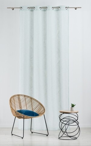 Perdea Mendola Interior, California, 140×260 cm, poliester, verde menta Mendola Interior