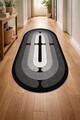 Covor, CLR-0000519-008, 100x200 cm, Poliester, Gri