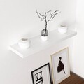 Raft de perete, Minerva, Gizli 80, 80x3 cm, PAL, Alb