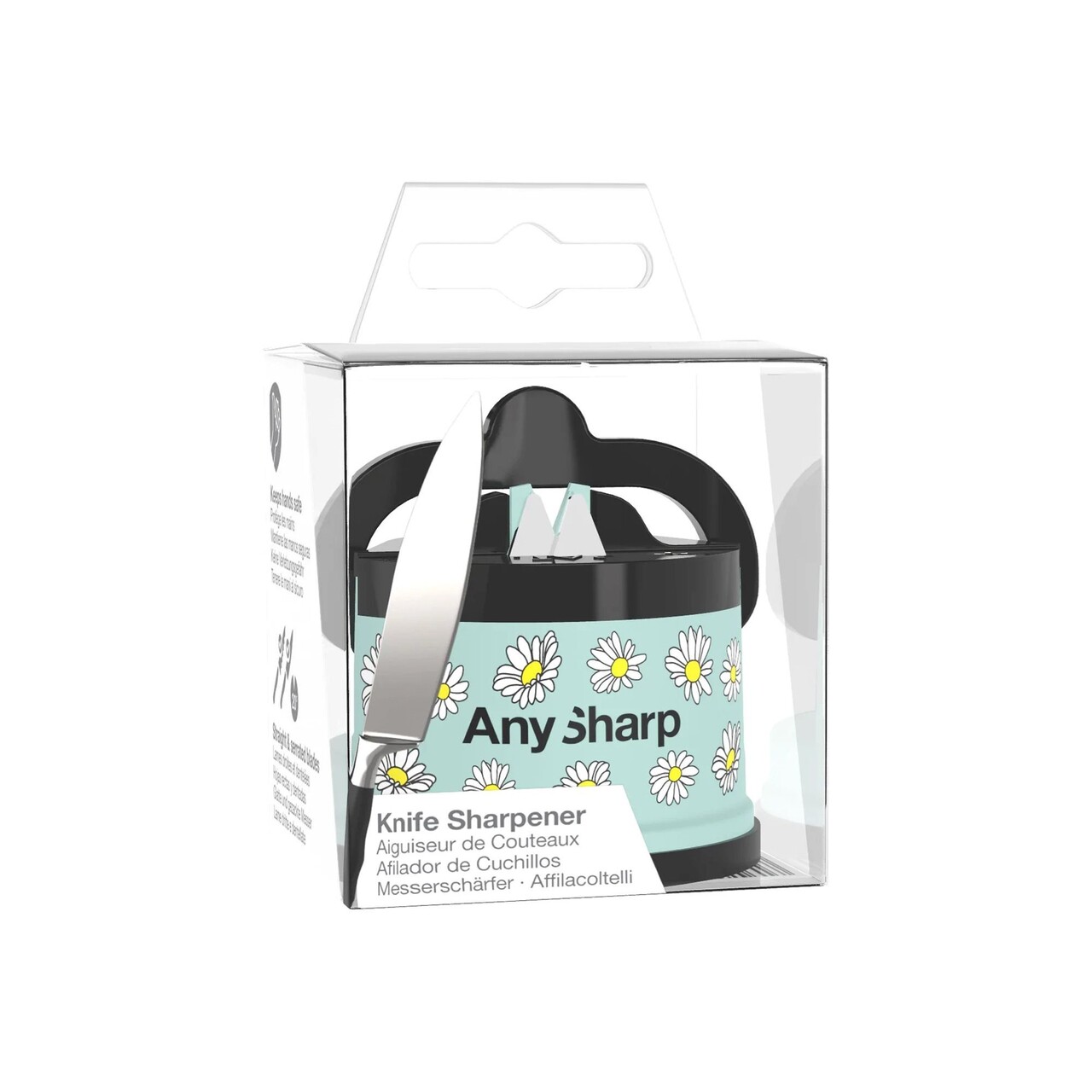 Ascutitor de cutite, "Elite", Blue Daisies - AnySharp - imagine 4